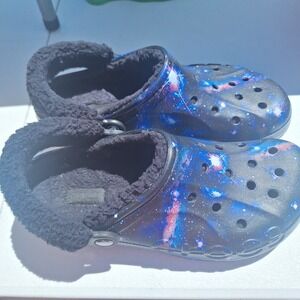 Crocs Galaxy Lined Cosmo Space  Lined Mens Size 10 Womens 12 Shoes